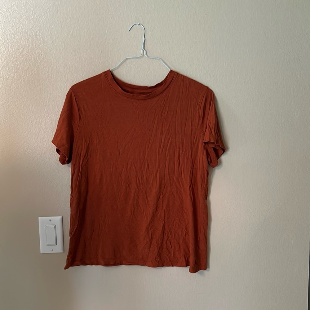 Burnt red shirt